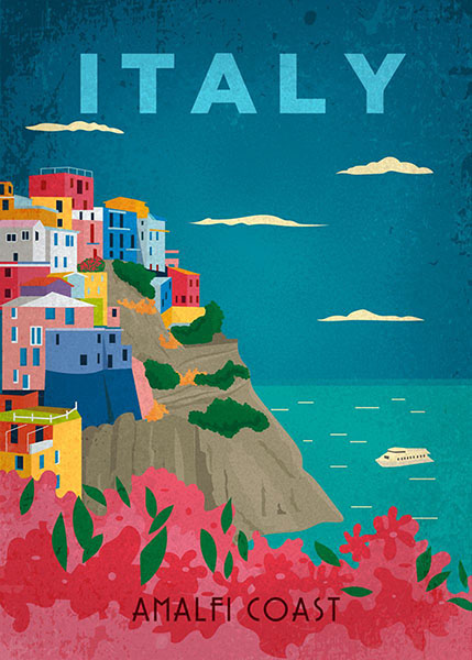 Italy Travel Poster