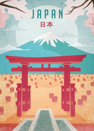 Japan Travel Poster