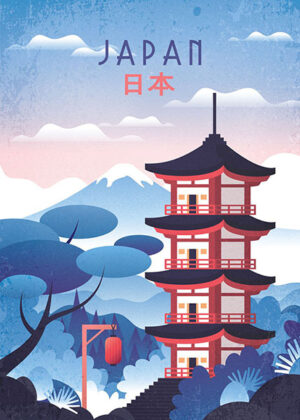 Japan Travel Poster