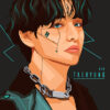 Kim Tae Hyung Bts Life Goes On Music Poster