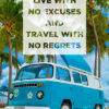 Life With No Excuses And Travel With No Regrets Travel Poster