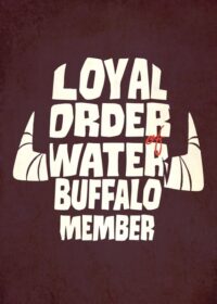 Loyal Order Water Buffalo Member The Flintstones Poster