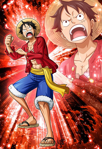 Luffy Gear 2 One Piece Poster