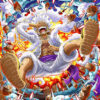 Luffy Gear 5 One Piece Poster