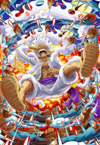 Luffy Gear 5 One Piece Poster