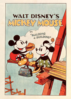 Mickey Minnie Building Poster