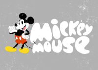 Mickey Name Pose Poster