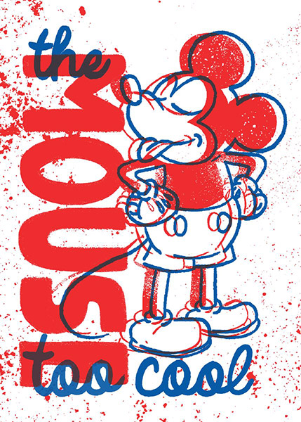 Mickey Too Cool Poster