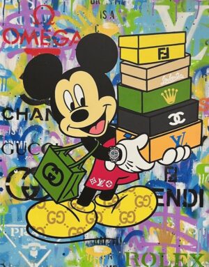 Mickeys Shoe Collection Poster