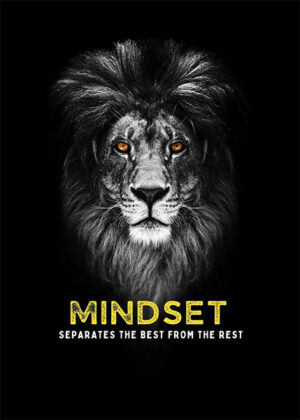 Mindset Separates Best From Rest Animal Motivational Poster