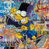 Monopoly Rich Bart Simpson Poster