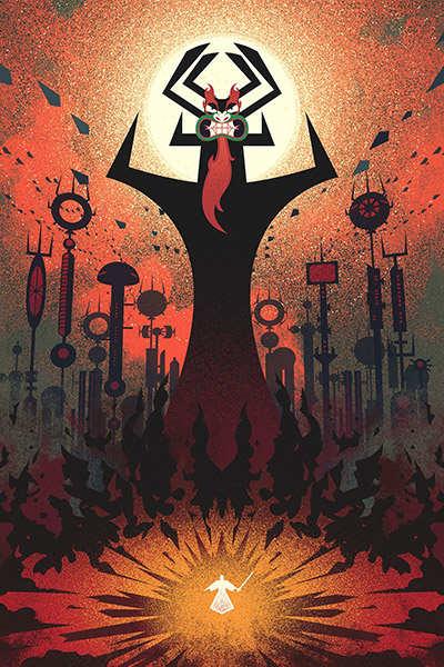 Monsters Samurai Jack Poster