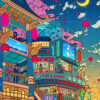 Moon Festival Pop Pastel Poster