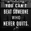 Never Quit Never Lose Motivational Quote Poster