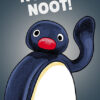 Noot Noot Penguin Grey Meme Poster