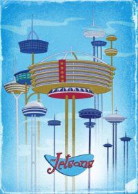 Orbit City The Jetsons Poster