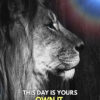 Own Your Day Animal Motivational Poster