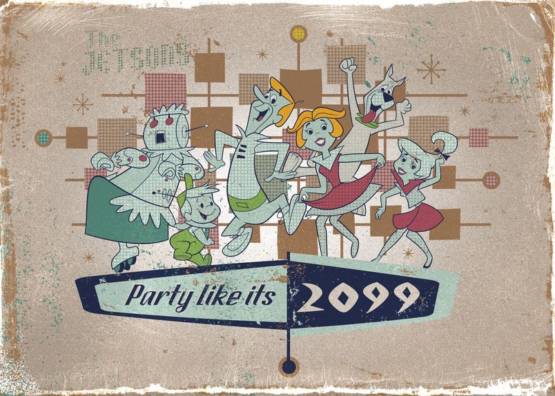 Party Like Its 2099 The Jetsons Poster