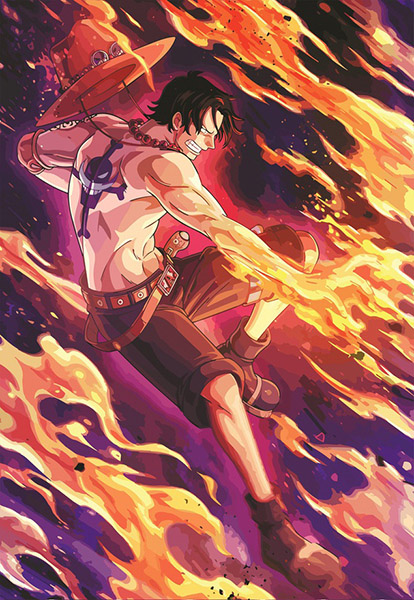 Portugas D Fire Fist Ace One Piece Poster