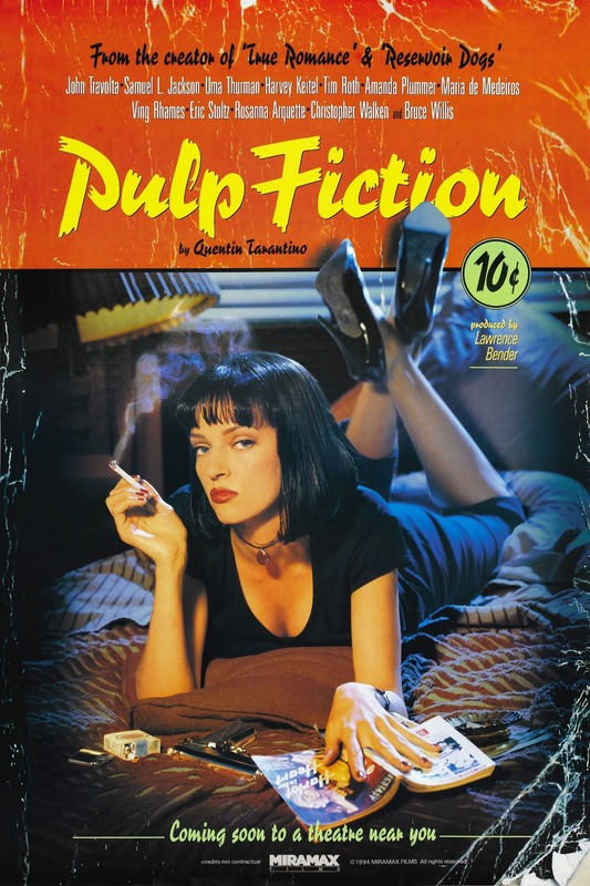 Pulp Fiction 1994 Movie Poster