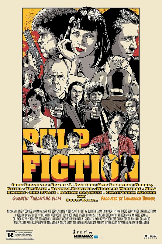 Pulp Fiction 1994 Movie Poster