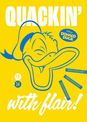 Quackin With Flair Donald Poster