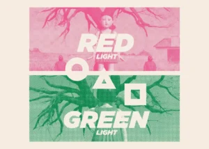 Red Light Green Light Squid Game Poster