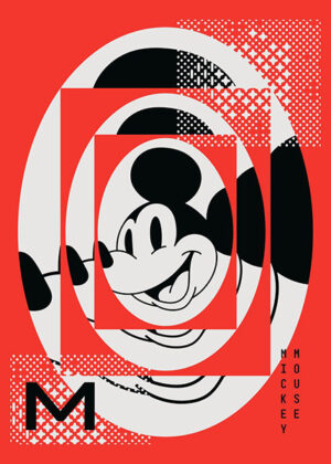 Repeat Card Mickey Mouse Poster