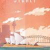 Sydney Australia Travel Poster