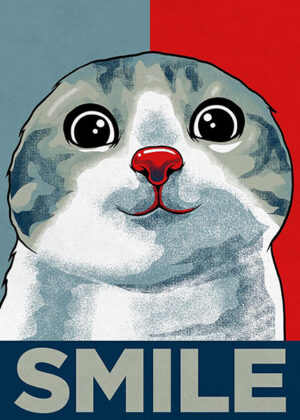 Smile Cat Meme Poster