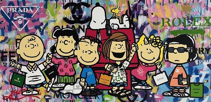 Snoopy The Gang Peanuts Poster