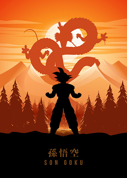 Son Goku Dragon Ball Poster