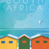 South Africa Travel Poster