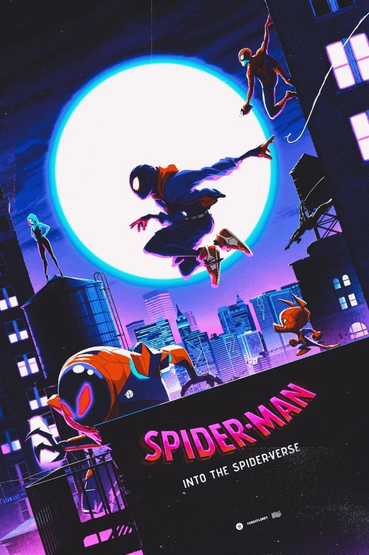 Spider Man Into The Spider Verse 2018 Movie Poster