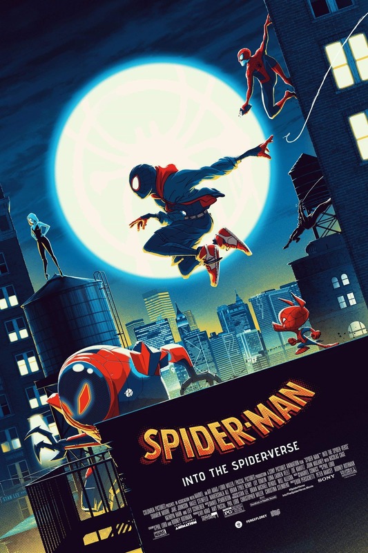 Spider Man Into The Spider Verse 2018 Movie Poster