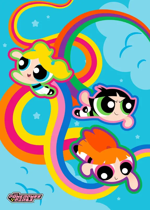 Sugar & Spice Girls Powerpuff Girls Poster