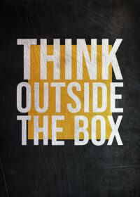 Think Outside the Box Success Poster