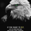 Time To Fly Animal Motivational Poster