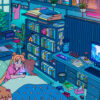 Usagi Room Pop Pastel Poster