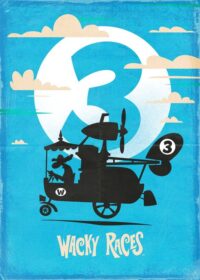 Wacky Races W3 The Flintstones Poster