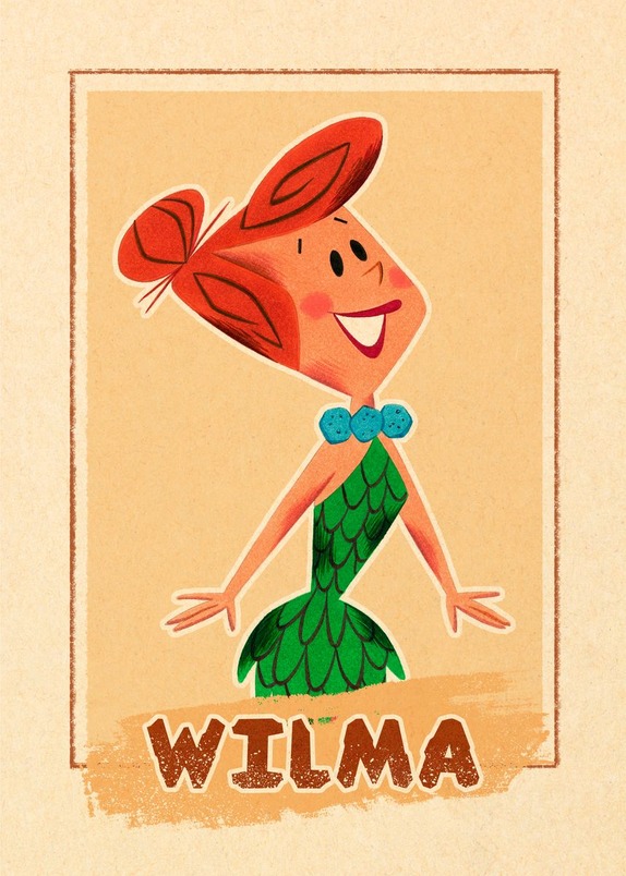 Wilma Flintstone Poster