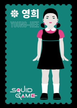 Young Hee Stamp Squid Game Poster