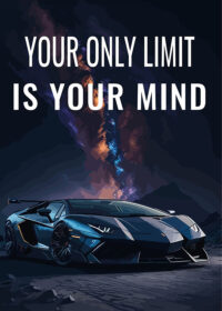 Your limit is your mind Motivation Poster