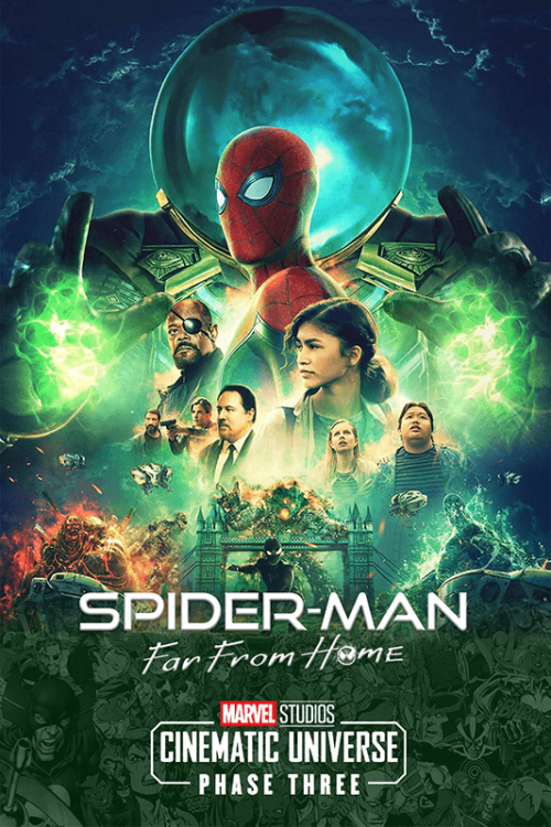 Spider Man Far from Home 2019 Poster