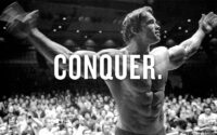 Arnold Schwarzenegger Typography Men Bodybuilder Poster