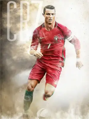 CR7 Football Poster