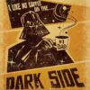 Dark Side Coffee Star Wars Poster