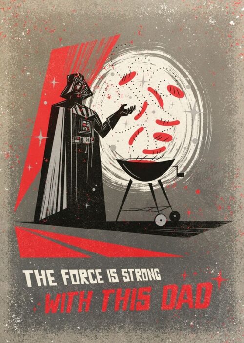 Force Barbeque Star Wars Poster