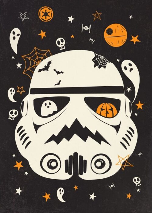 Halloween Stormtrooper Star Wars Poster