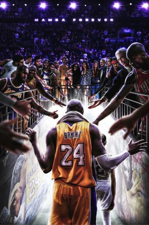 Kobe Bryant Lakers Basketball Poster